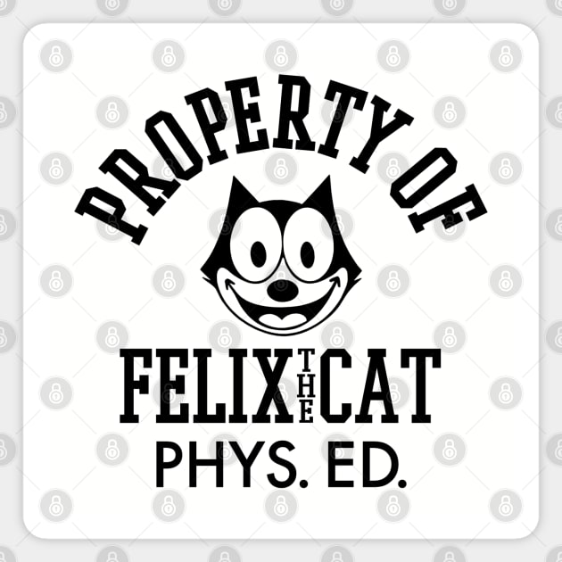 FELIX PHYS. ED. Magnet by ROBZILLA